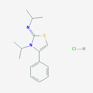 B076973 3-Isopropyl-2-isopropylamino-4-phenylthiazolium chloride CAS No. 14122-48-6