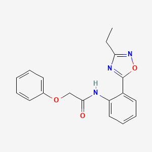 N-(2-(3-ethyl-1,2,4-oxadiazol-5-yl)phenyl)-2-phenoxyacetamide