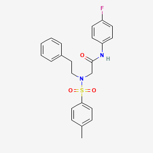 N-(4-bromophenyl)-2-[N-(2-phenylethyl)4-methylbenzenesulfonamido]acetamide