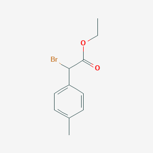 molecular formula C11H13BrO2 B7697670 Ethyl 2-bromo-2-(p-tolyl)acetate CAS No. 15674-78-9