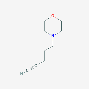 molecular formula C9H15NO B076979 4-戊-4-炔基-吗啉 CAS No. 14044-59-8