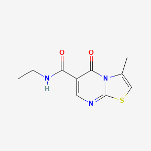 N-ethyl-3-methyl-5-oxo-[1,3]thiazolo[3,2-a]pyrimidine-6-carboxamide