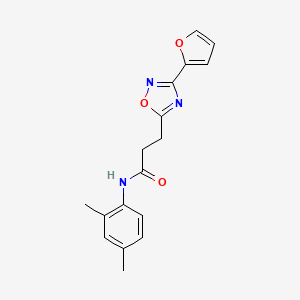 N-(2,4-dimethylphenyl)-3-(3-(furan-2-yl)-1,2,4-oxadiazol-5-yl)propanamide