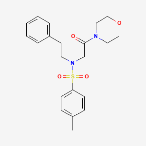 N-(3-methylphenyl)-2-[N-(2-phenylethyl)4-methylbenzenesulfonamido]acetamide