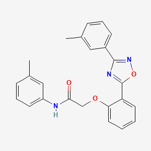 N-(3-methylphenyl)-2-{2-[3-(3-methylphenyl)-1,2,4-oxadiazol-5-yl]phenoxy}acetamide