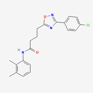 4-[3-(4-chlorophenyl)-1,2,4-oxadiazol-5-yl]-N-(2,3-dimethylphenyl)butanamide