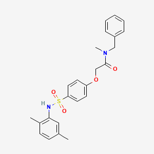 N-benzyl-2-(4-(N-(2,5-dimethylphenyl)sulfamoyl)phenoxy)-N-methylacetamide