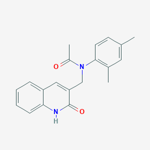 molecular formula C20H20N2O2 B7698287 N-(2,4-dimethylphenyl)-N-((2-hydroxyquinolin-3-yl)methyl)acetamide 