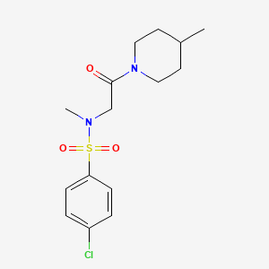 2-(N-methyl4-chlorobenzenesulfonamido)-N-phenylacetamide