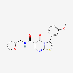 3-(3-methoxyphenyl)-N-[3-(methylsulfanyl)phenyl]-5-oxo-5H-[1,3]thiazolo[3,2-a]pyrimidine-6-carboxamide