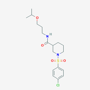 2-[1-(4-chlorobenzenesulfonyl)piperidine-3-carbonyl]-1,2,3,4-tetrahydroisoquinoline