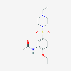 N-{2-ethoxy-5-[(4-ethylpiperazin-1-yl)sulfonyl]phenyl}acetamide