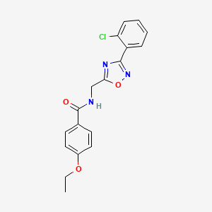 N-((3-(2-chlorophenyl)-1,2,4-oxadiazol-5-yl)methyl)-4-ethoxybenzamide