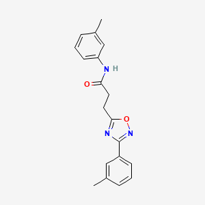 N-(3-methylphenyl)-3-[3-(3-methylphenyl)-1,2,4-oxadiazol-5-yl]propanamide