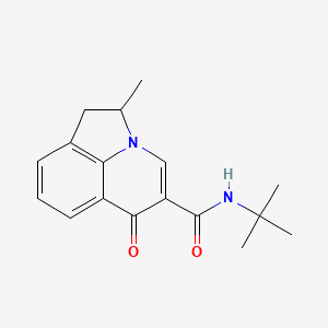 N-(tert-butyl)-2-methyl-6-oxo-2,6-dihydro-1H-pyrrolo[3,2,1-ij]quinoline-5-carboxamide