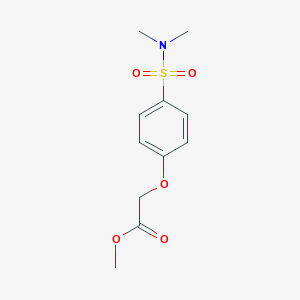 molecular formula C11H15NO5S B7699875 Methyl 2-(4-(N,N-dimethylsulfamoyl)phenoxy)acetate CAS No. 99987-21-0