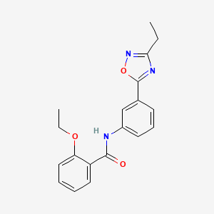 2-ethoxy-N-(3-(3-ethyl-1,2,4-oxadiazol-5-yl)phenyl)benzamide