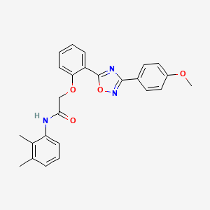 N-(2,3-dimethylphenyl)-2-(2-(3-(4-methoxyphenyl)-1,2,4-oxadiazol-5-yl)phenoxy)acetamide