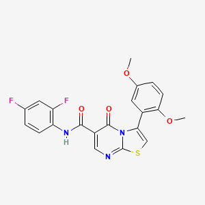 3-(2,5-dimethoxyphenyl)-N-(2,3-dimethylphenyl)-5-oxo-5H-[1,3]thiazolo[3,2-a]pyrimidine-6-carboxamide