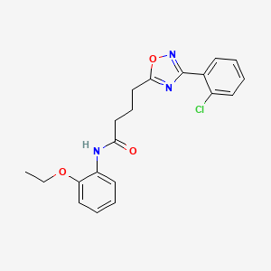 4-(3-(2-chlorophenyl)-1,2,4-oxadiazol-5-yl)-N-(2-ethoxyphenyl)butanamide