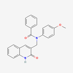 N-((2-hydroxyquinolin-3-yl)methyl)-N-(4-methoxyphenyl)benzamide