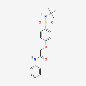 2-(4-(N-(tert-butyl)sulfamoyl)phenoxy)-N-phenylacetamide