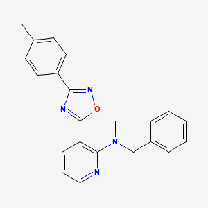 N-benzyl-N-methyl-3-(3-(p-tolyl)-1,2,4-oxadiazol-5-yl)pyridin-2-amine