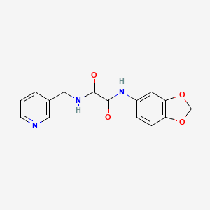 N-(2H-1,3-benzodioxol-5-yl)-N'-(2-phenylethyl)ethanediamide