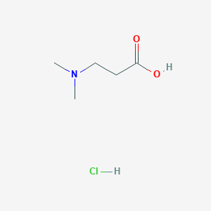molecular formula C5H12ClNO2 B077010 3-(二甲氨基)丙酸盐酸盐 CAS No. 14788-12-6