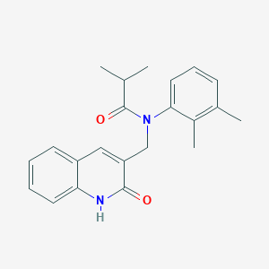 N-(2,3-dimethylphenyl)-N-((2-hydroxyquinolin-3-yl)methyl)isobutyramide