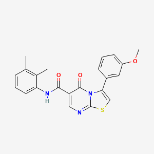 N-(2,6-diethylphenyl)-3-(3-methoxyphenyl)-5-oxo-5H-[1,3]thiazolo[3,2-a]pyrimidine-6-carboxamide