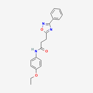 N-(4-ethoxyphenyl)-3-(3-phenyl-1,2,4-oxadiazol-5-yl)propanamide