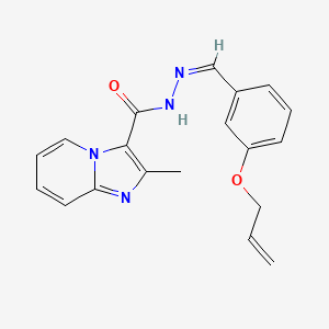 molecular formula C19H18N4O2 B7701498 (Z)-N'-(3-(allyloxy)benzylidene)-2-methylimidazo[1,2-a]pyridine-3-carbohydrazide 