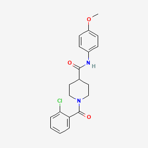 1-(2-chlorobenzoyl)-N-(4-methoxyphenyl)piperidine-4-carboxamide