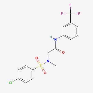 N-(2,6-dimethylphenyl)-2-(N-methyl4-chlorobenzenesulfonamido)acetamide