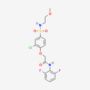 1-benzoyl-N-(3,5-dimethylphenyl)-1,2,3,4-tetrahydroquinoline-6-carboxamide