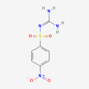 molecular formula C7H8N4O4S B7701772 N-Сarbamimidoyl-4-nitrobenzenesulfonamide CAS No. 42249-51-4