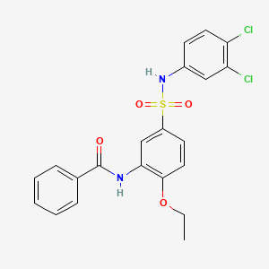 N-(5-(N-(3,4-dichlorophenyl)sulfamoyl)-2-ethoxyphenyl)benzamide