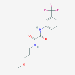 molecular formula C13H15F3N2O3 B7701901 N1-(3-methoxypropyl)-N2-(3-(trifluoromethyl)phenyl)oxalamide 