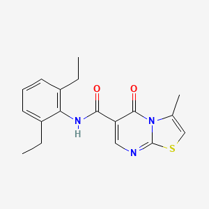 4-[2-(N-methyl4-methoxybenzenesulfonamido)acetamido]benzamide