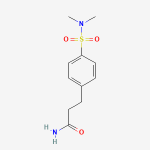 molecular formula C11H16N2O3S B7702357 3-[4-(Dimethylsulfamoyl)phenyl]propanamide CAS No. 948786-78-5