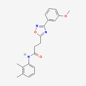 N-(2,3-dimethylphenyl)-3-(3-(3-methoxyphenyl)-1,2,4-oxadiazol-5-yl)propanamide