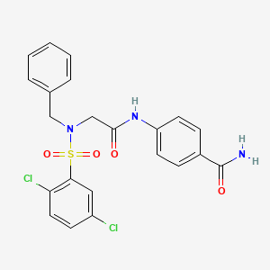 2-(N-benzyl2,5-dichlorobenzenesulfonamido)-N-methylacetamide