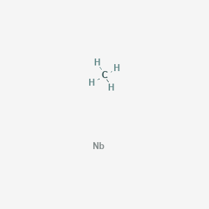 molecular formula CH4Nb B077025 碳化铌 (NbC) CAS No. 12069-94-2