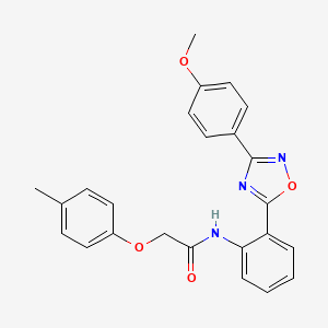 N-(2-(3-(4-methoxyphenyl)-1,2,4-oxadiazol-5-yl)phenyl)-2-(p-tolyloxy)acetamide