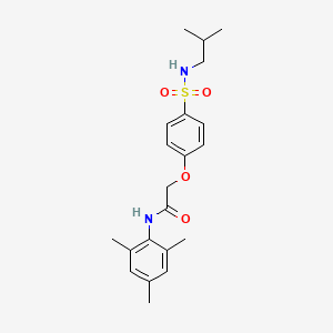 2-(4-(N-isobutylsulfamoyl)phenoxy)-N-mesitylacetamide