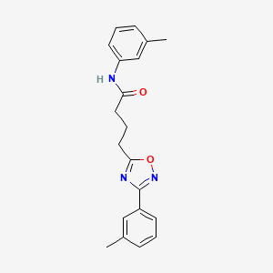 N-(m-tolyl)-4-(3-(m-tolyl)-1,2,4-oxadiazol-5-yl)butanamide