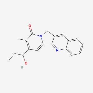 7-(1-hydroxypropyl)-8-methylindolizino[1,2-b]quinolin-9(11H)-one (R,S-Mappicine)