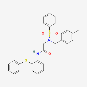 1-(4-fluorobenzenesulfonyl)-N-(3-fluorophenyl)piperidine-4-carboxamide