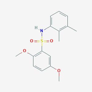 molecular formula C16H19NO4S B7703847 N-(2,3-dimethylphenyl)-2,5-dimethoxybenzenesulfonamide 